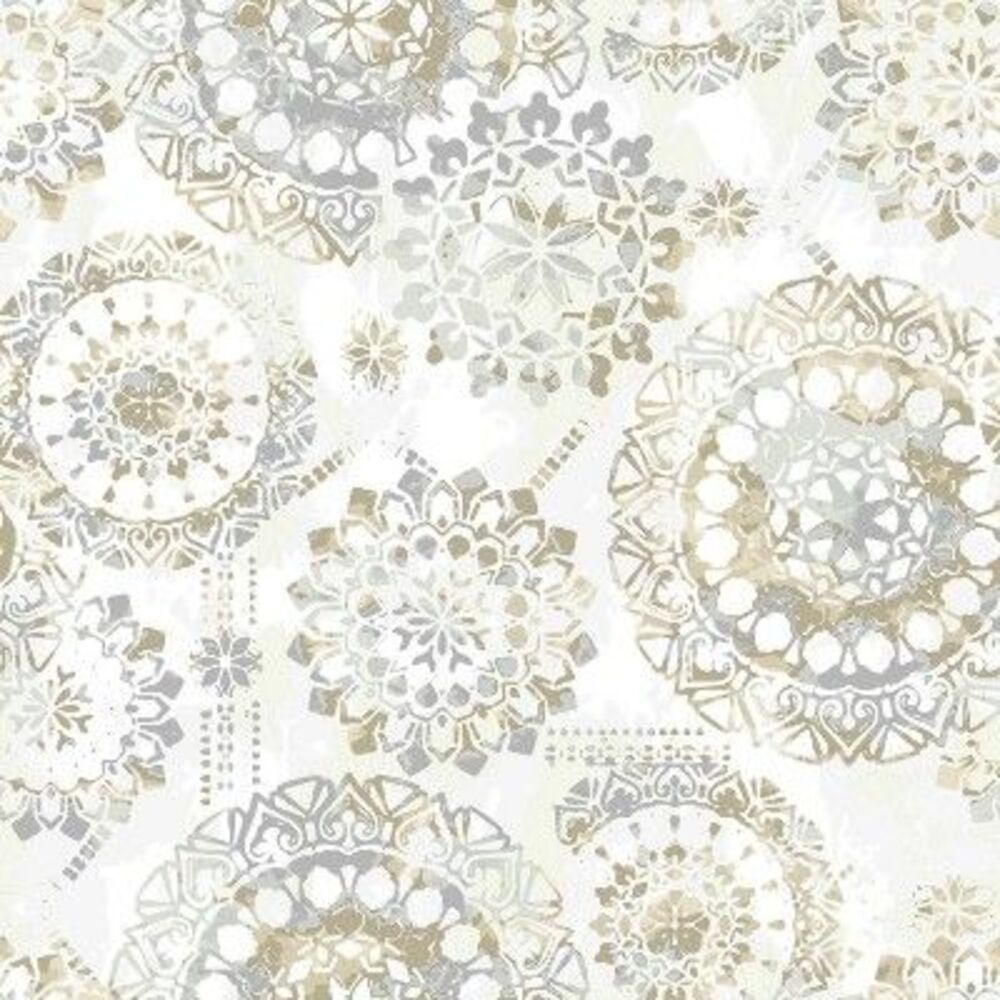 RoomMates -  Bohemian Peel & Stick Wallpaper Tan/Blue Blue